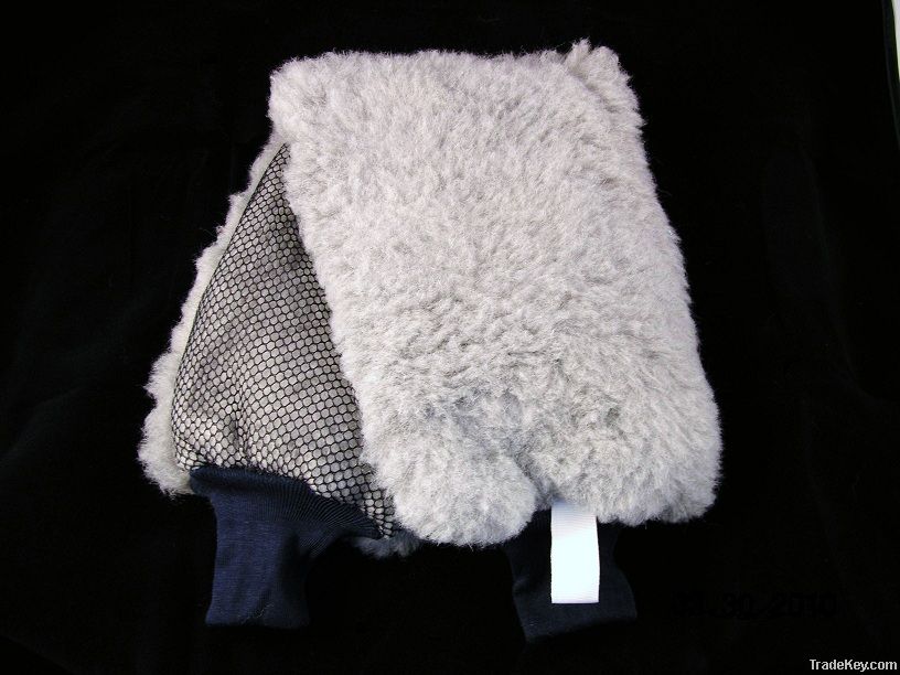 Super Soft, Spun Wool, Polyester, Automotive Wash Mitt