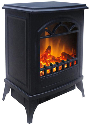 Stand-alone electric fireplace