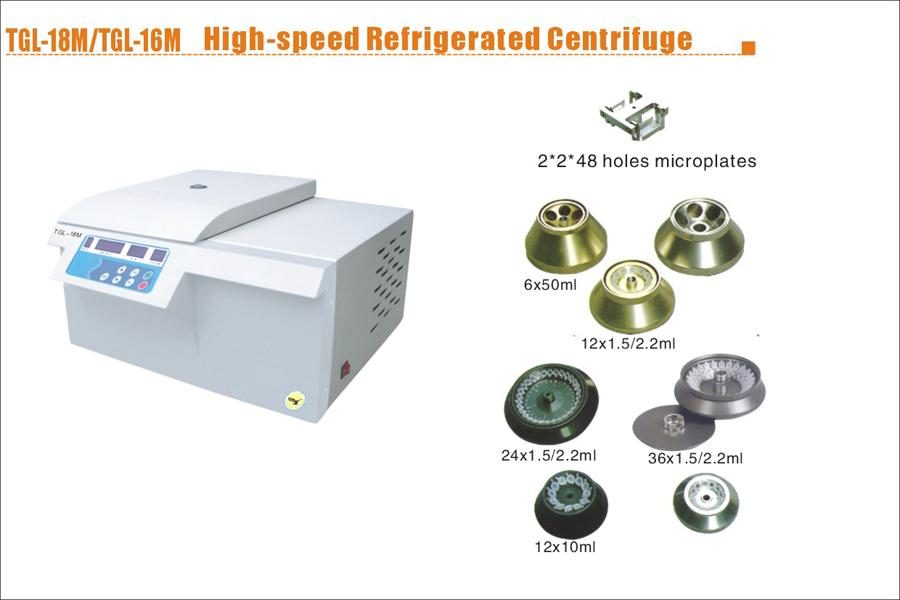 High-speed refrigerated centrifuge