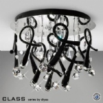 hand-made crystal chandelier