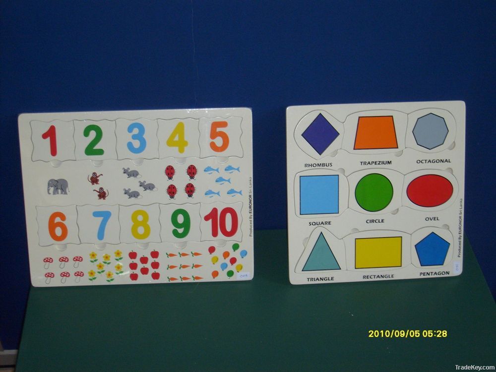 Puzzle Shapes & Numbers