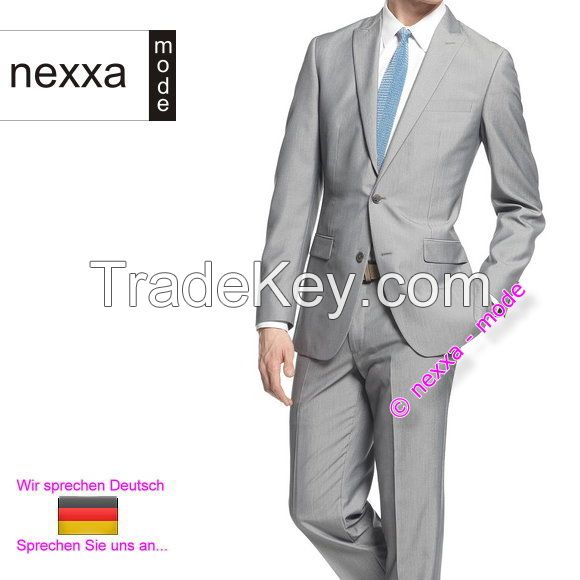 MENS SUIT TWO BUTTON SLIM FIT DRESS SUIT WHOLESALE WEDDING #GR2