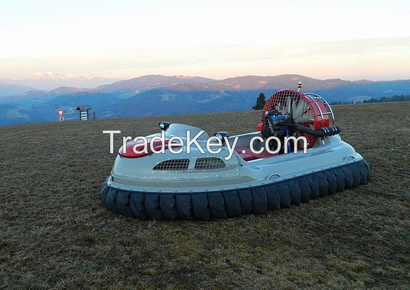 Hovercraft, amphibian air cushion vehicle