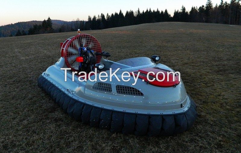 Hovercraft, amphibian air cushion vehicle