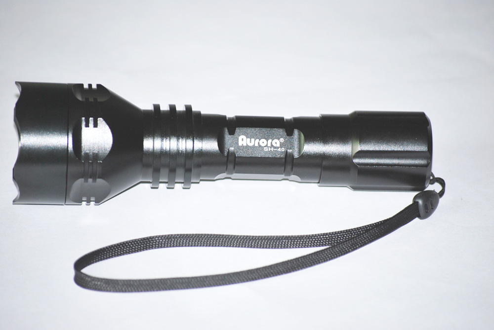 SH-40 Aircraft Aluminium Rechargeable Battery Flashlight