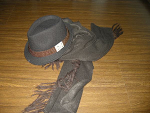 new fashion autumn and winter cashere scarf .hat  set