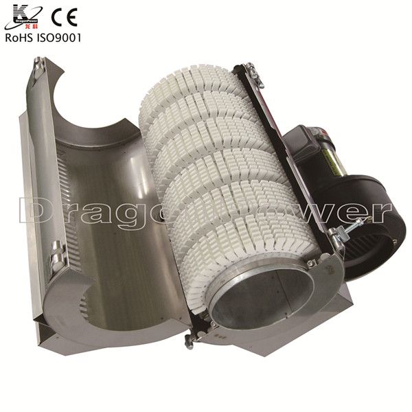 Air cooling ceramic heater with ceramic cooling fins