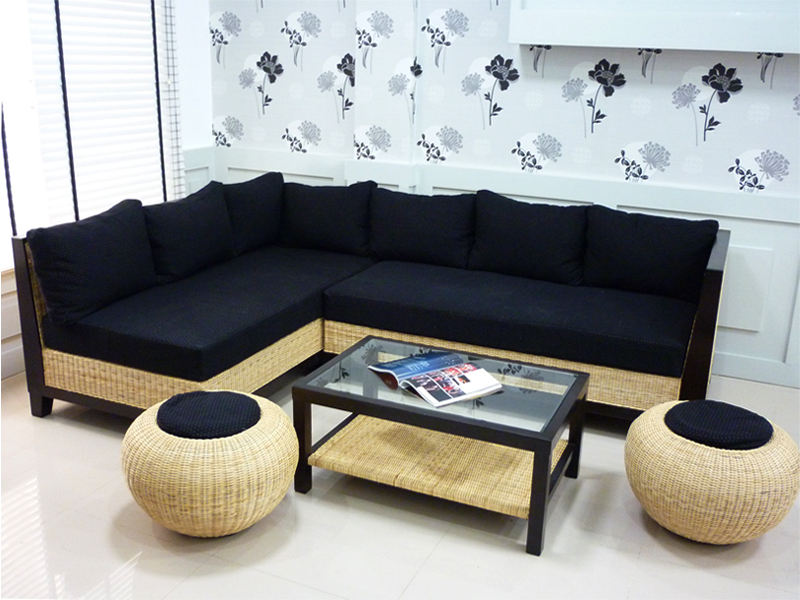 Rattan Sofa Set