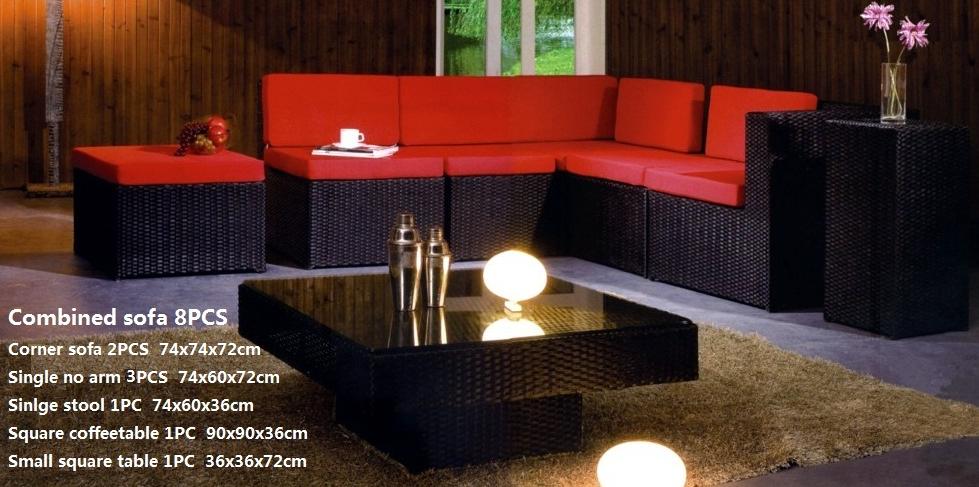Rattan furniture Combined sofa