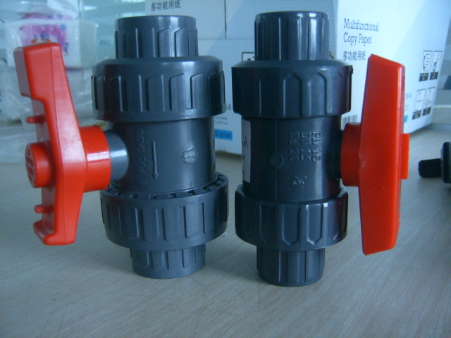 PVC union ball valves