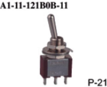 electronics toggle switch(A1-11-121B0B-11)
