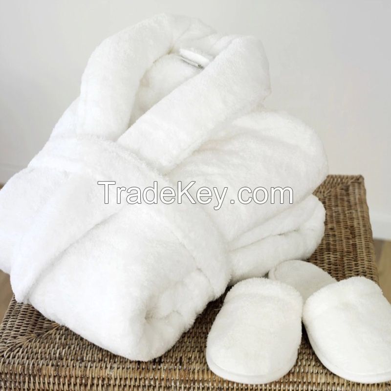 Bathrobe - 100% Cotton hotel bathrobe OEM