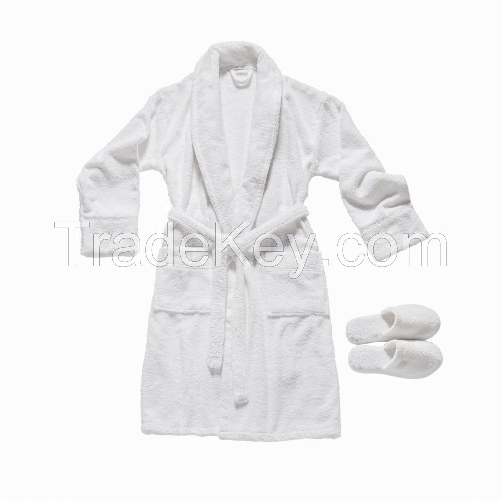 Bathrobe - 100% Cotton hotel bathrobe OEM