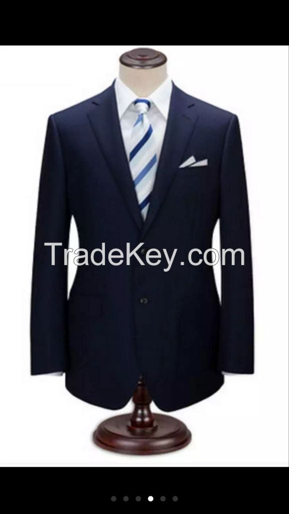 Custom Made Slim Fit Navy Suit , Wedding Suits . Big Size Tailor Madse