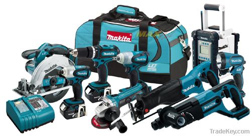 Makita LXT902 18V LXT Lithium Cordless Drill Impact Driver Saw 9 Tool