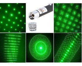 5 in 1 Star  Laser Pointer(green laser, red laser and blue laser)