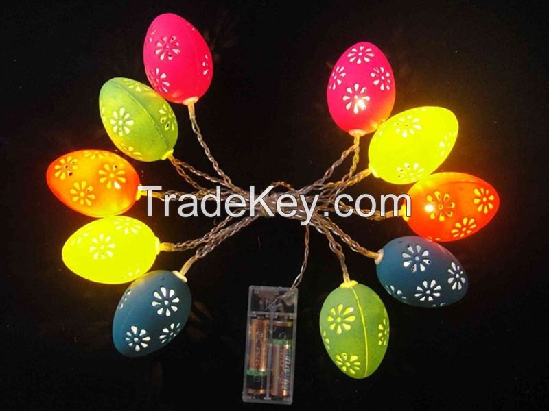 LED light decoration holiday egg lighting for Easter