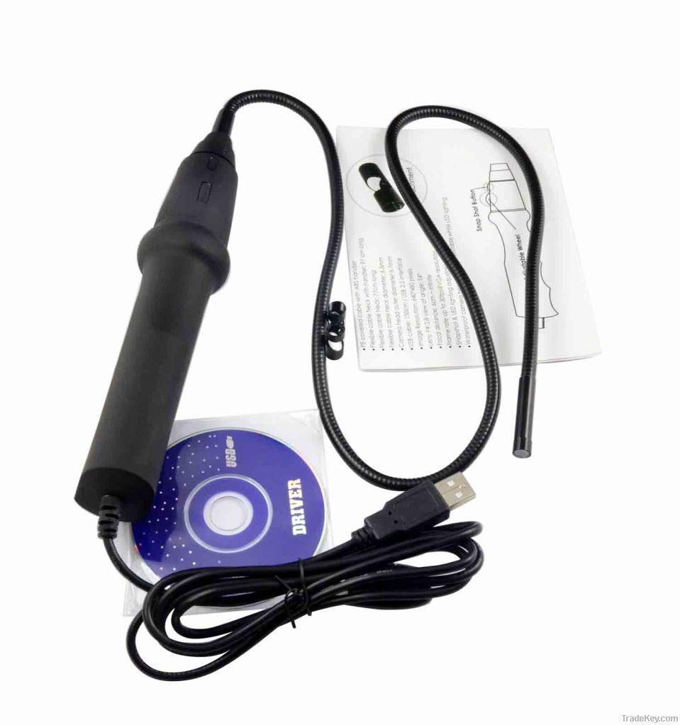 7mm diameter USB endoscope USB inspection camera