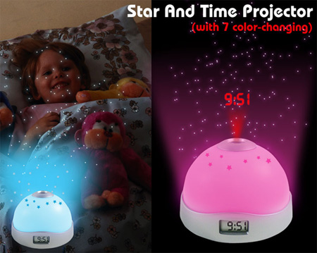 led timer projector , led projection clock , led baby light