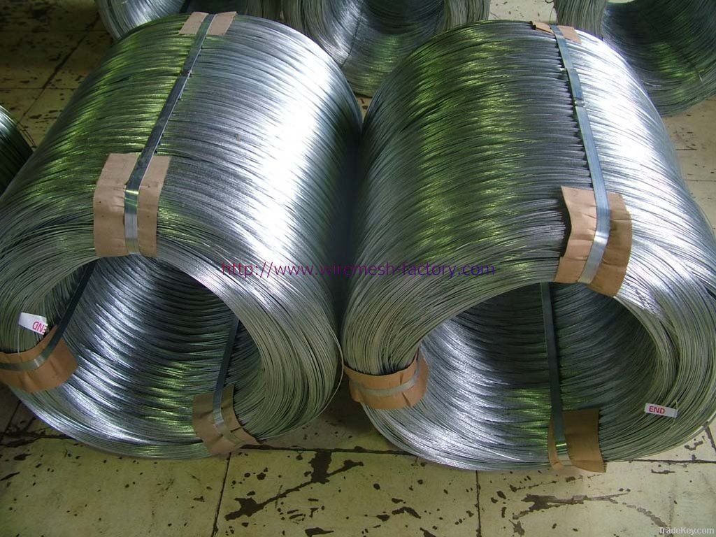 Hot-dipped /electro galavnzied wire