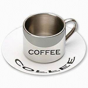 stainless steel coffee cup