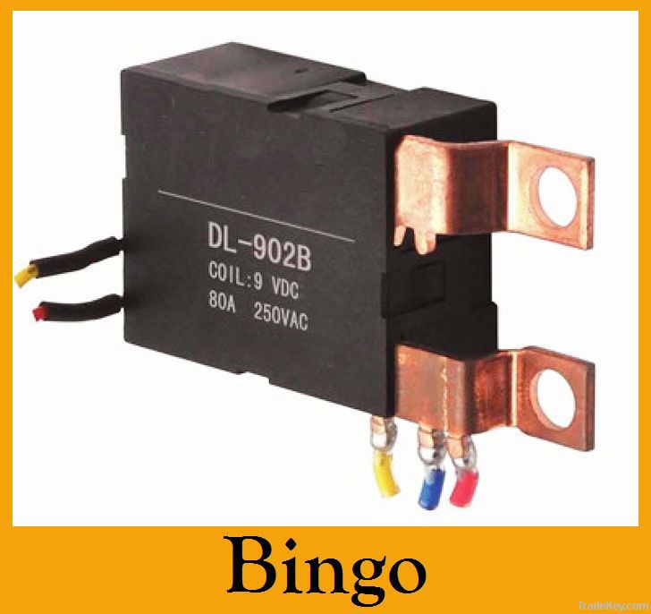 High power magnetic latching relay