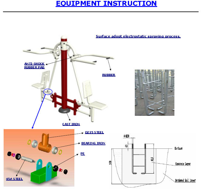 outdoor fitness equipment