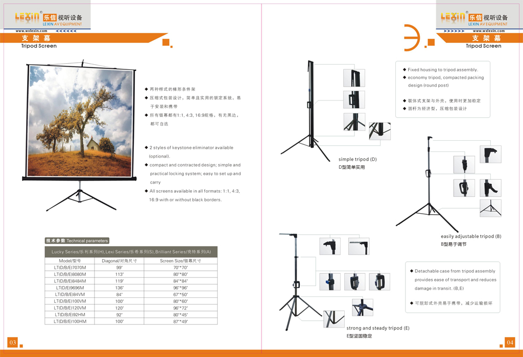 Tripod Screen