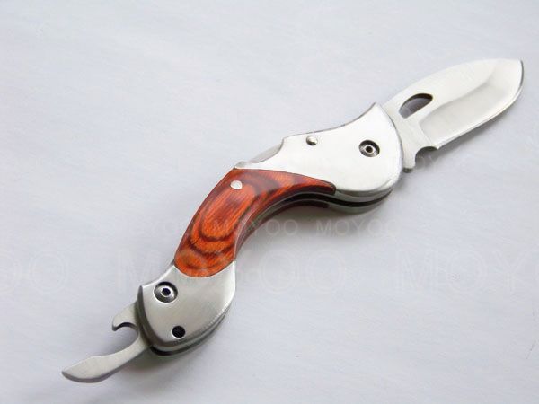 Camping knife with  bottle openner CM007