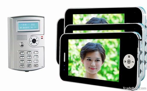 wholesale large screen 7 inch wired video intercom systerm