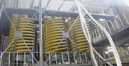 spiral concentrator/chute