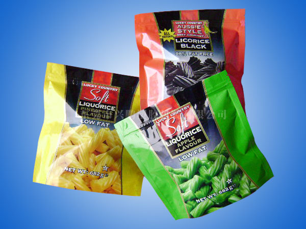 Vacuum food packing bag