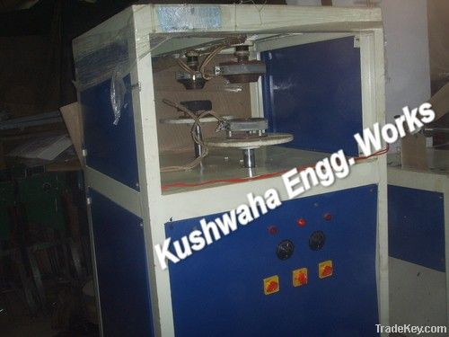 Semi-Automatic Double Die Paper Plate Making Machine