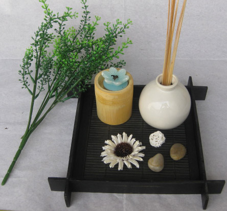 Bamboo Candle Holder