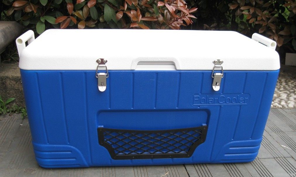 80L plastic portable cooler box , esky, ice box