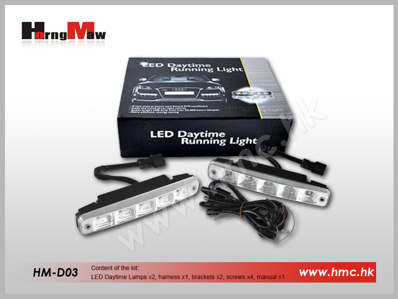 HM-D03 LED Day Lights - E4 CE Certified