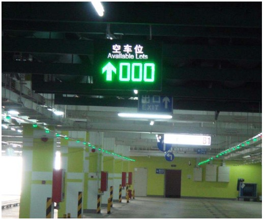 parking guidance system (LED display)