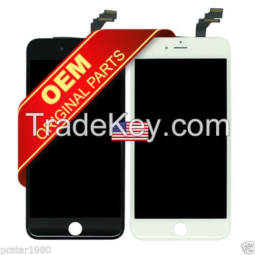 Original black Grade A +++ LCD Display Touch Digitizer Complete Screen with Frame Full Assembly Replacement for iPhone 6