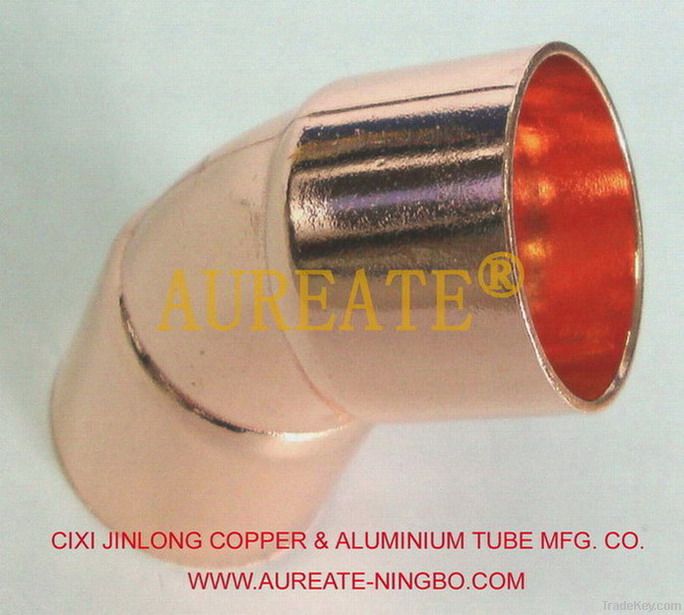 1/8&quot;-6&quot; / 6mm-159mm / 45 elbow / Copper Fitting /Plumbing Fitting/ Pipe Fitting/ End Feed/ Upc / NSF / WRAS