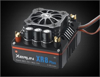 New arrival hobbywing XERUN XR8 Plus 1:8 brushless electronic speed controller for model cars in rc hobby sports