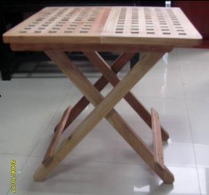 walnut foldable table