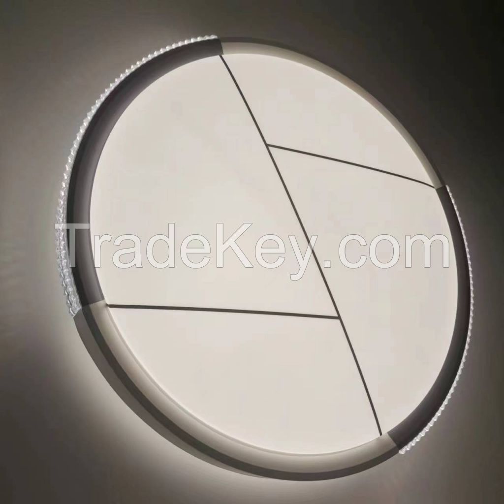 Spain Led Ceiling Light New Design white pvc Modern Surface Mounted Slim Decorative Home Office Ac85-265v Plastic 20 80 ABS