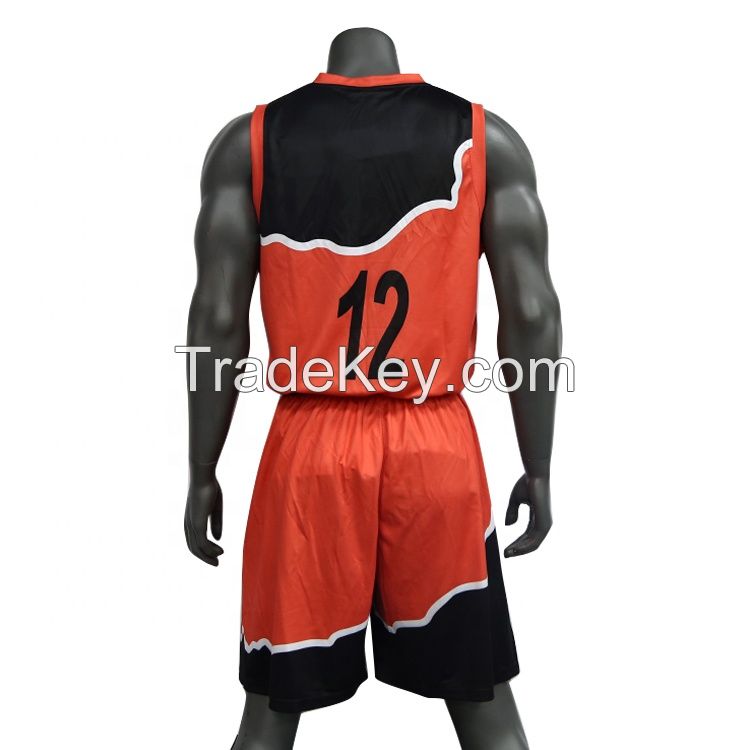 V-Neck Basketball uniform | Basketball uniform Customised Digital / sublimation Printed | Team basketball uniform