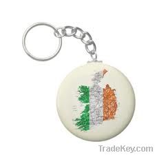 Ireland Map Key Chain