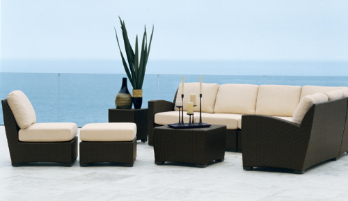 outdoor furniture---rattan sofa