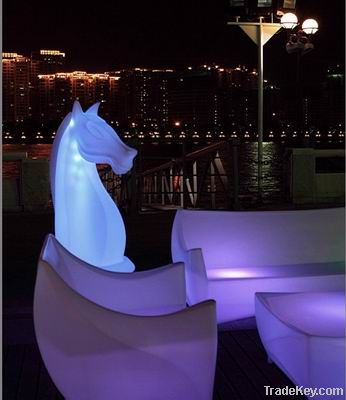 Garden Outdoor Furniture- LED llluminated Furniture horse
