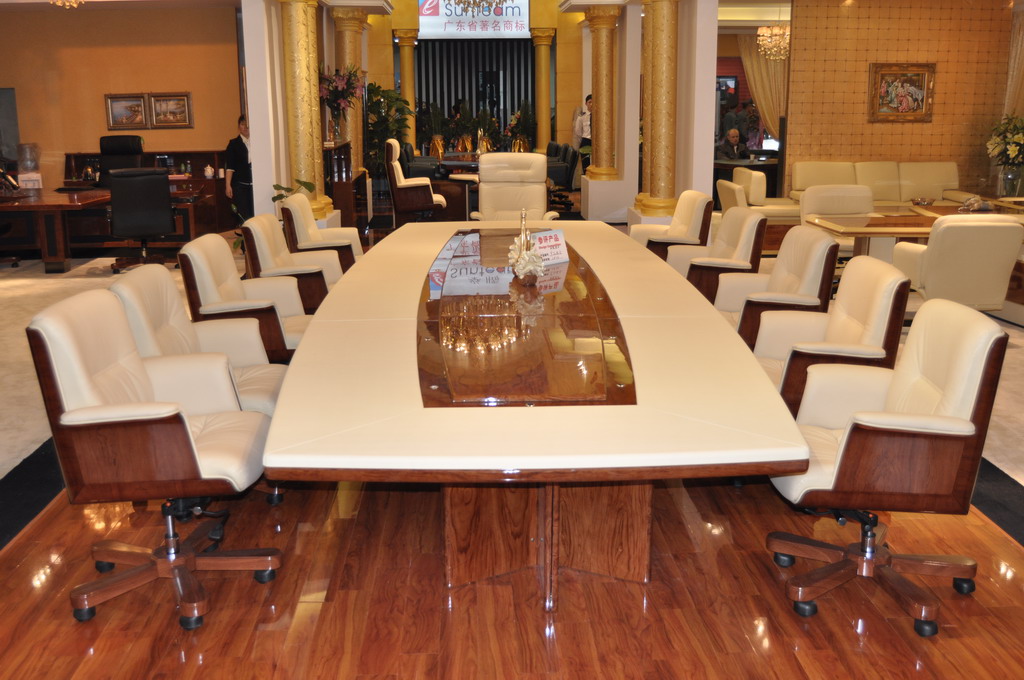 Conference Table, office chair