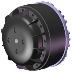 Integral external rotor asynchronous motor