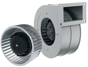 Centifugal fans with external rotor motor