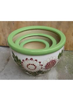 Indoor Ceramic pot (set of 3)